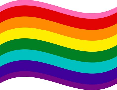 Gilbert Baker Pride Flag In Shape Pride Flag In Shape Png