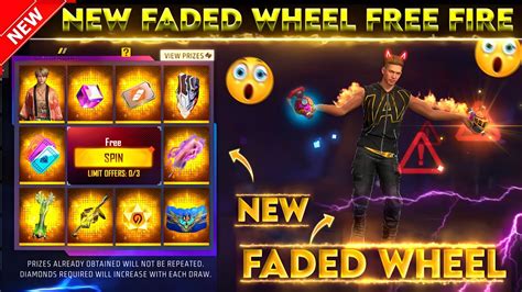 New Faded Wheel In Free Fire New Faded Wheel Free Fire Spin Trick