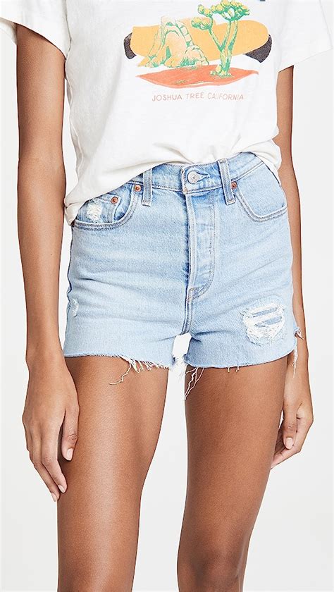 Levi S Ribcage Cutoff Shorts Shopbop