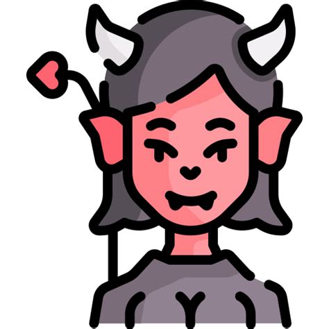 Succubus Special Lineal Color Icon