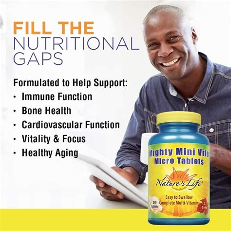 Natures Life Mighty Mini Vite 240 Micro Tablets Essential Daily