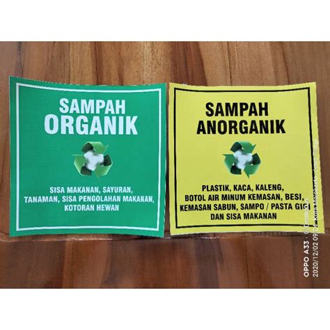 Detail Stiker Sampah Organik Dan Anorganik Koleksi Nomer 7