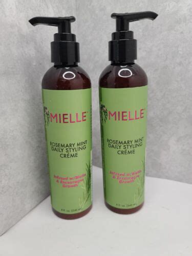 2 Mielle Rosemary Mint Multi Vitamin Daily Styling Creme 8oz Brand