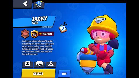 Jacky Gameplay Brawl Stars Ios Youtube