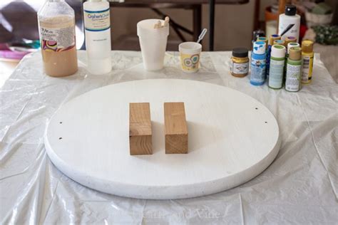 How To Make An Acrylic Pour Painting Wood Tray Hearth And Vine