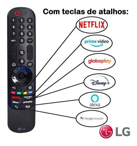 Controle Remoto Magic Lg An Mr22 An Mr22ga Atalhos Netflix Prime Video