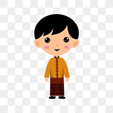 Asian Man Clipart Vector, Man In Traditional Asian Clothing Cartoon ...