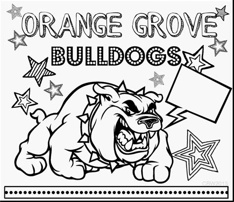 Georgia Bulldogs Football Coloring Pages Coloring Pages