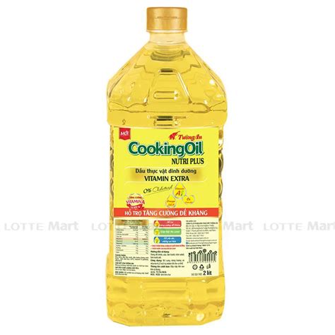 Dầu Ăn Tường An CookingOil Nutri Plus Chai 2L