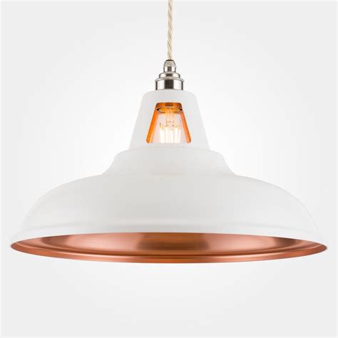 NEW Supersized Coolicon Fusion Pendant Light Matt White Copper