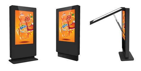 Outdoor Digital Display Outdoor Touch Totem Virtual On