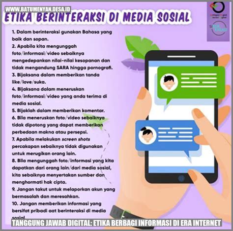 Tanggung Jawab Digital Etika Berbagi Informasi Di Era Internet Batu