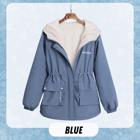 Winter Jacket Woman Plus Size Fleece Jacket Women Baju Sejuk Perempuan