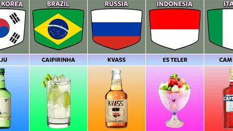 National Drinks From Different Countries YouTube