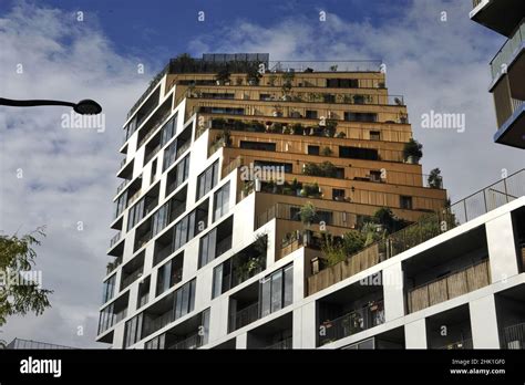 France Paris The Home Tower Is A Housing Building Mixing Social