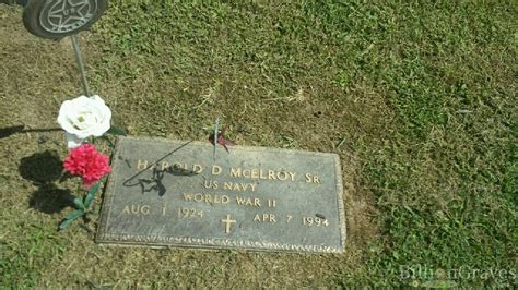 Harold Duane Mcelroy Sr Find A Grave Memorial