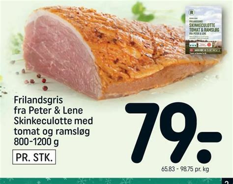 Frilandsgris Fra Peter Lene Skinkeculotte Med Tomat Og Ramsl G Tilbud