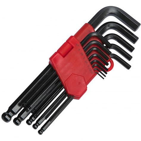 Blue Spot Long Arm Metric Ball End Hex Key Set 13 Piece Wilco Direct