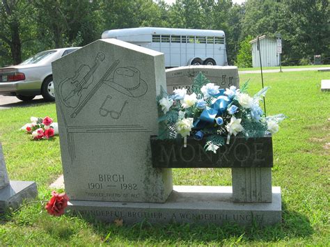 Grave Of Birch Monroe Picts Bluegrass Lester Flatt