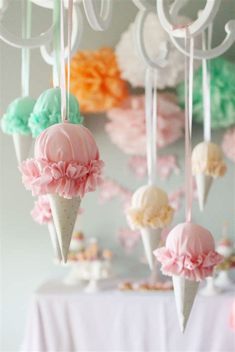 Icing Designs Diy Ruffled Ice Cream Cones Diy Ice Cream Icing