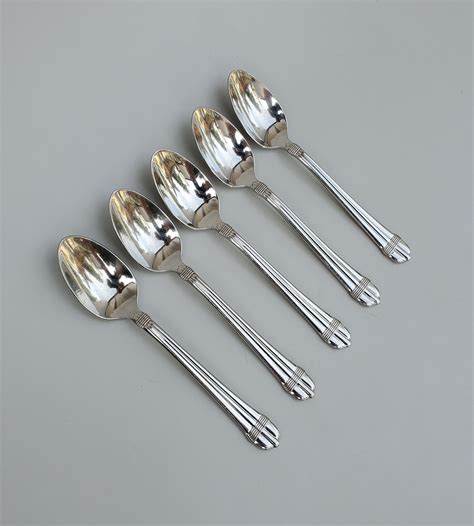 Hampton Silversmiths Odyssey Pattern 18 10 Stainless Set Of 5 Soup