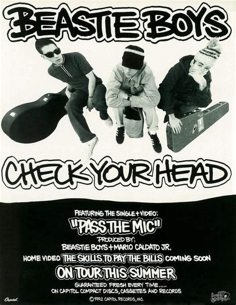 Beastie Boys - Check Your Head (Album promo ad) [30 years old today ...