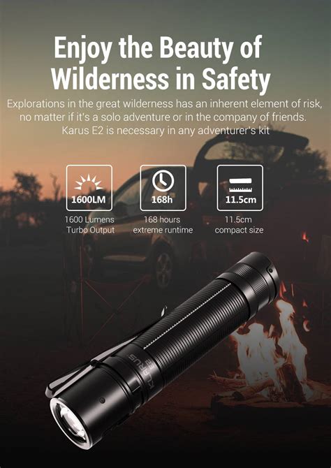 KLARUS Lightning Malaysia KLARUS E2 1600 Lumen CREE XHP35 LED EDC