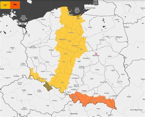 Prognoza pogody na piątek Uwaga na silny wiatr i ulewy Pogoda w