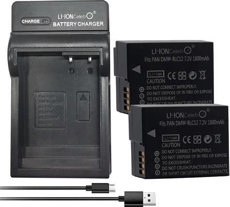 Li Ion Celeb Dmw Blc Pack Quick Charger Set Replacement Battery