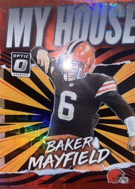 Baker Mayfield 2021 Optic MH 10 My House Black Pandora 25 Price