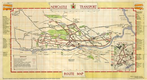 Newcastle Tram Map