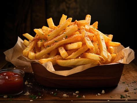 Premium Ai Image French Fries Ai Generated