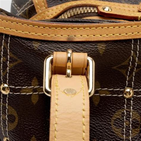 Louis Vuitton Limited Edition Monogram Canvas Riveting Satchel