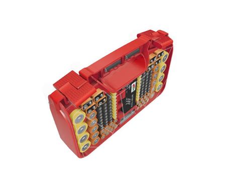 Battery Daddy Battery Organizer 180-Compartment Medium Plastic Battery ...