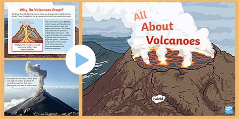 All About Volcanoes Powerpoint Teacher Made