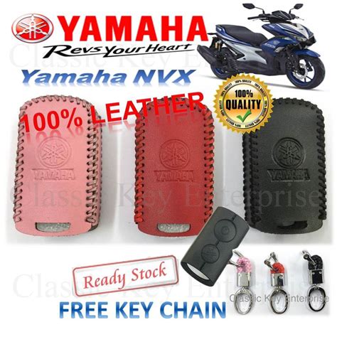 Yamaha Nvx Xmax Aerox 100 Leather Key Cover BeeCost