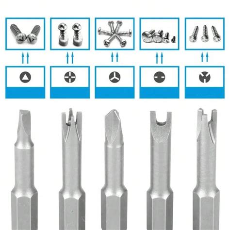 Conjunto De Destornilladores De Forma Especial De Piezas Con Punta