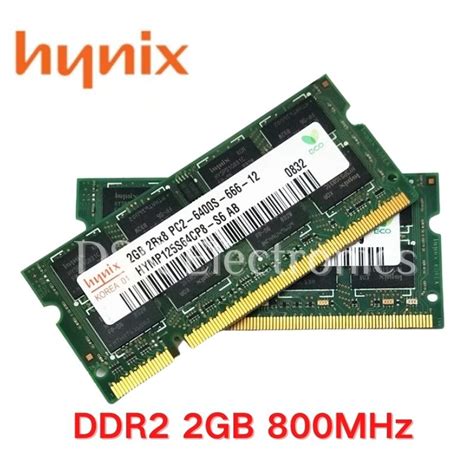 Hynix Chipset Ddr2 2gb Pc2 6400s Pc2 5300s Laptop Ram 2g 800mhz 667mhz