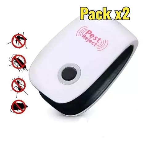 Pack X2 Repelente Ultrasonico De Mosquitos Control De Plagas Cuotas