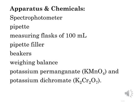 Solution Determination Of Age Composition Of Kmno K Cr O In Given