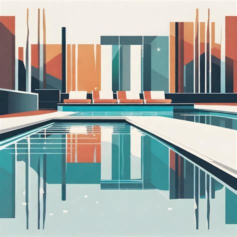 Premium Photo Swimming Pool Reflections