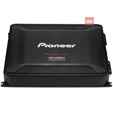 Pioneer Gm D Watt Class D Mono Amplifier With Wired Bass