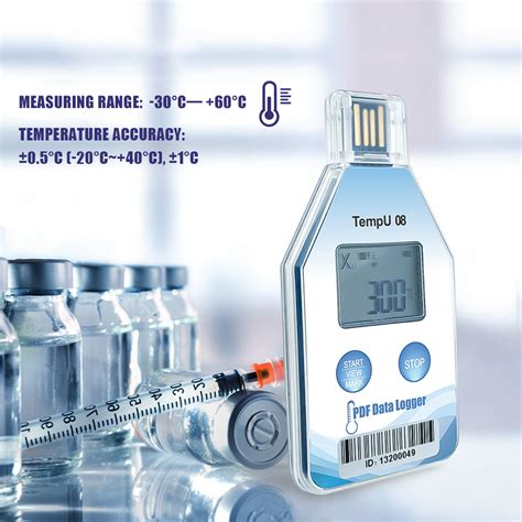 Tzone Tempu08 Single Use USB Temperature Data Loggers For Your Vaccine