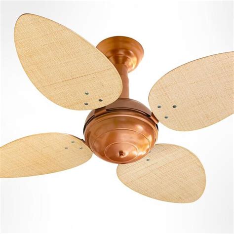 Ventilador De Teto Office Jet P Talo Venti Delta Cobre P S Rattan