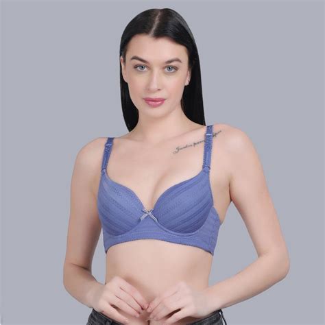 Buy Mod And Shy Self Designed Underwired Lightly Padded T Shirt Bra With