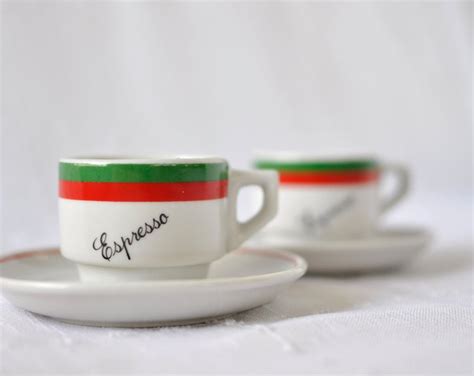 Set of 2 Vintage Italian Espresso Cups - Etsy