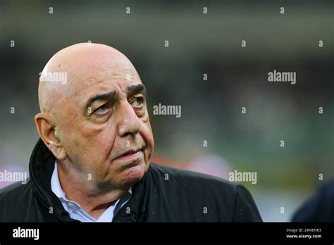 Adriano Galliani Ceo Of Ac Monza During The Serie A Match Between