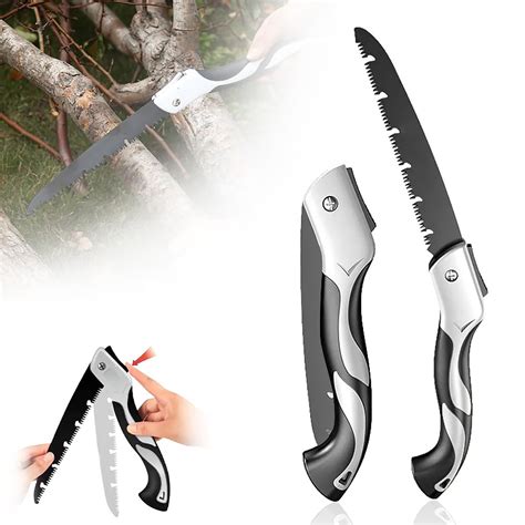 Zaroyeax Steel Folding Saw 2024 New Outdoor Portable Hand Saw Rugged Pruning Saws For Tree