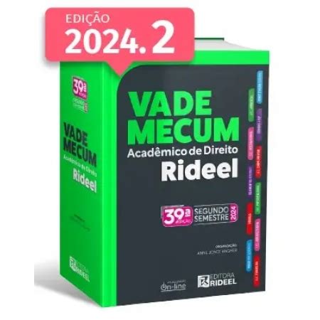 Vade Mecum Acad Mico De Direito Rideel Edi O Semestre