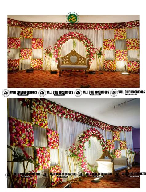 Valli Cine Decorators Wedding Stage Decoration Decoration Idea